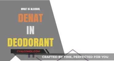 Unveiling the Truth: Alcohol Denat in Deodorant Explained