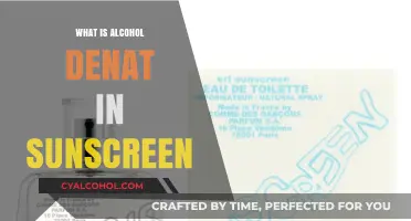 Unveiling the Truth: Alcohol Denat in Sunscreen - What You Need to Know