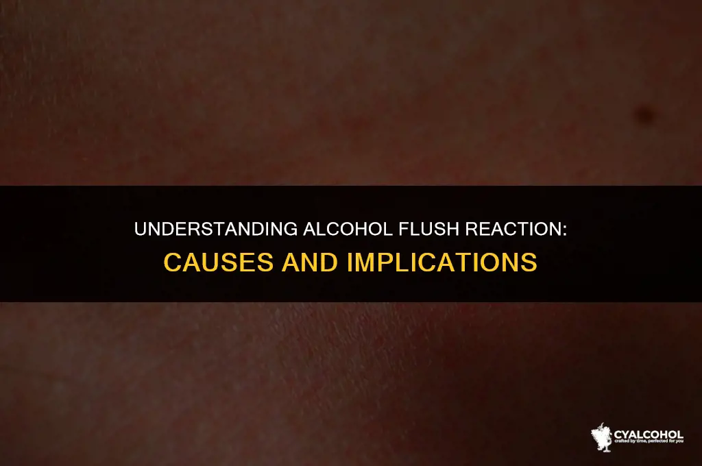 what is alcohol flush reaction mean