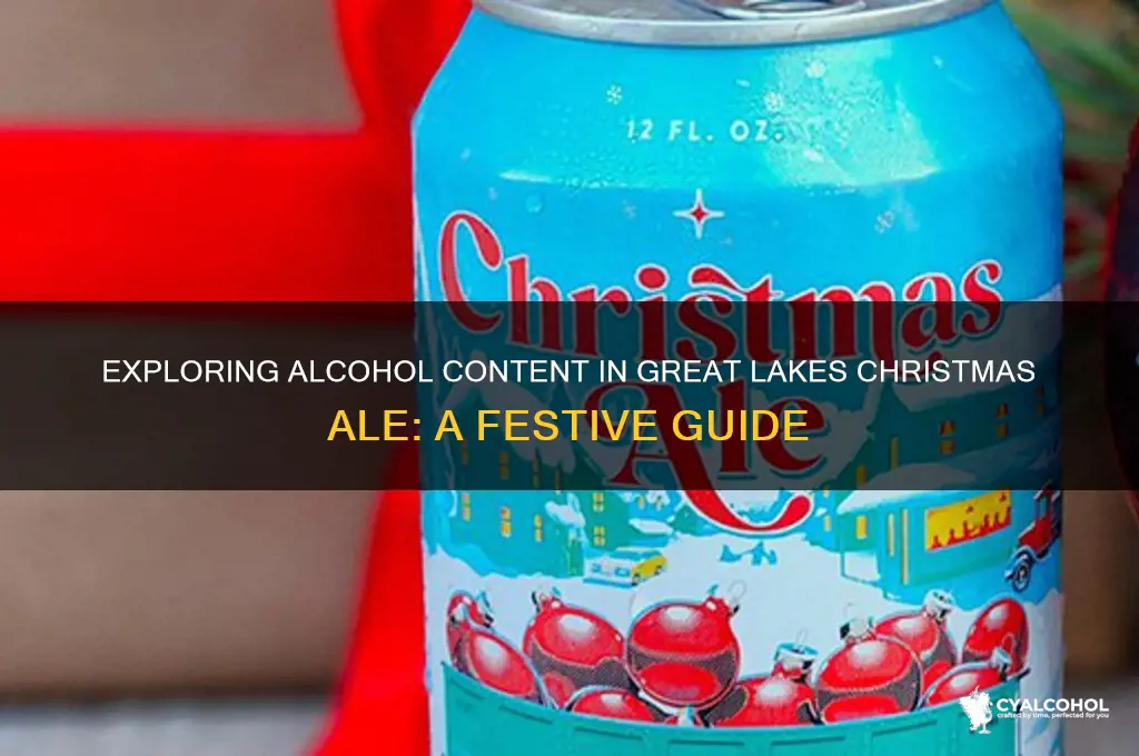 what is alcohol for great lake christmas ale