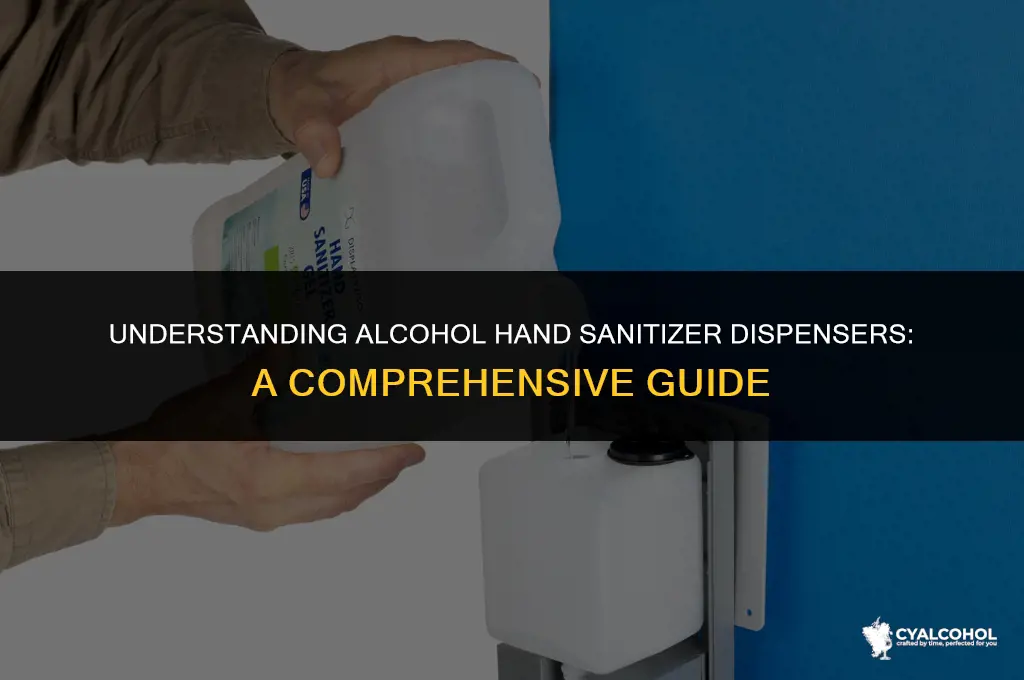 what is alcohol hand sanitizer dispenser