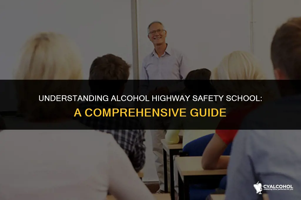 what is alcohol highway safety school