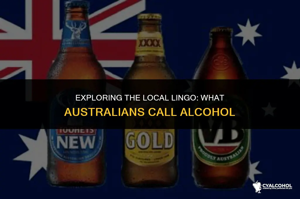what is alcohol in australia called