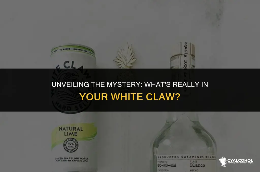 what is alcohol in white claw