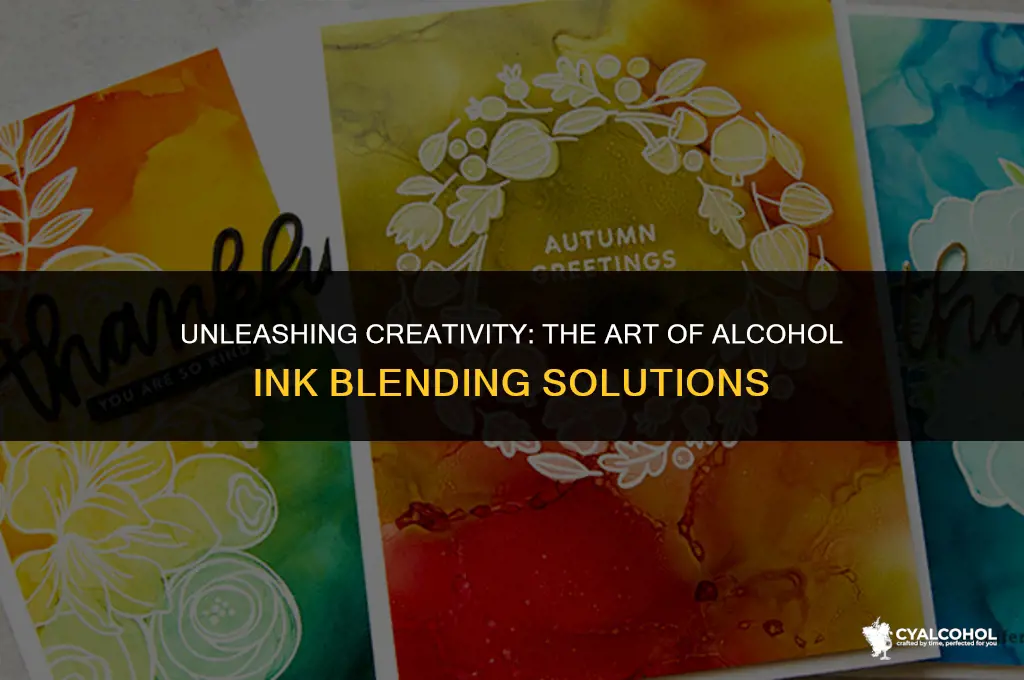 what is alcohol ink blending solution