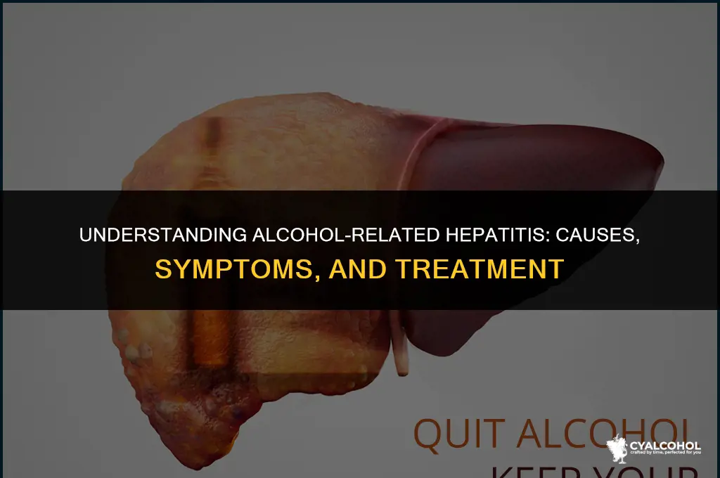 what is alcohol related hepatitis called