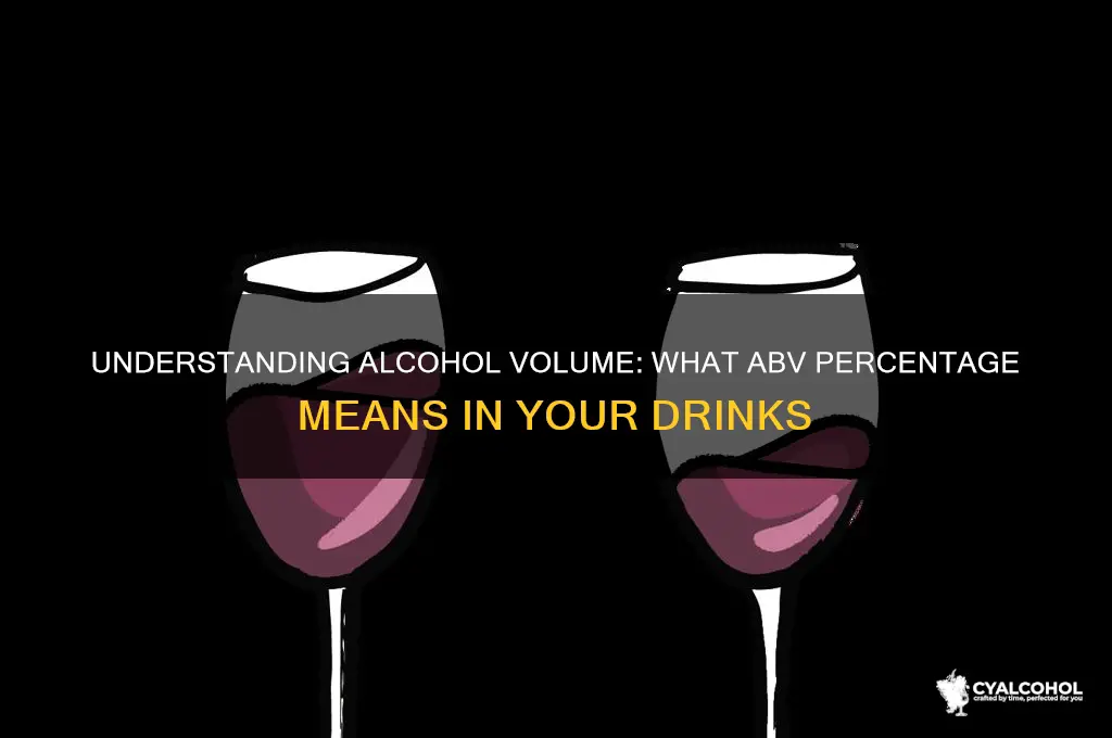 what is alcohol volume mean