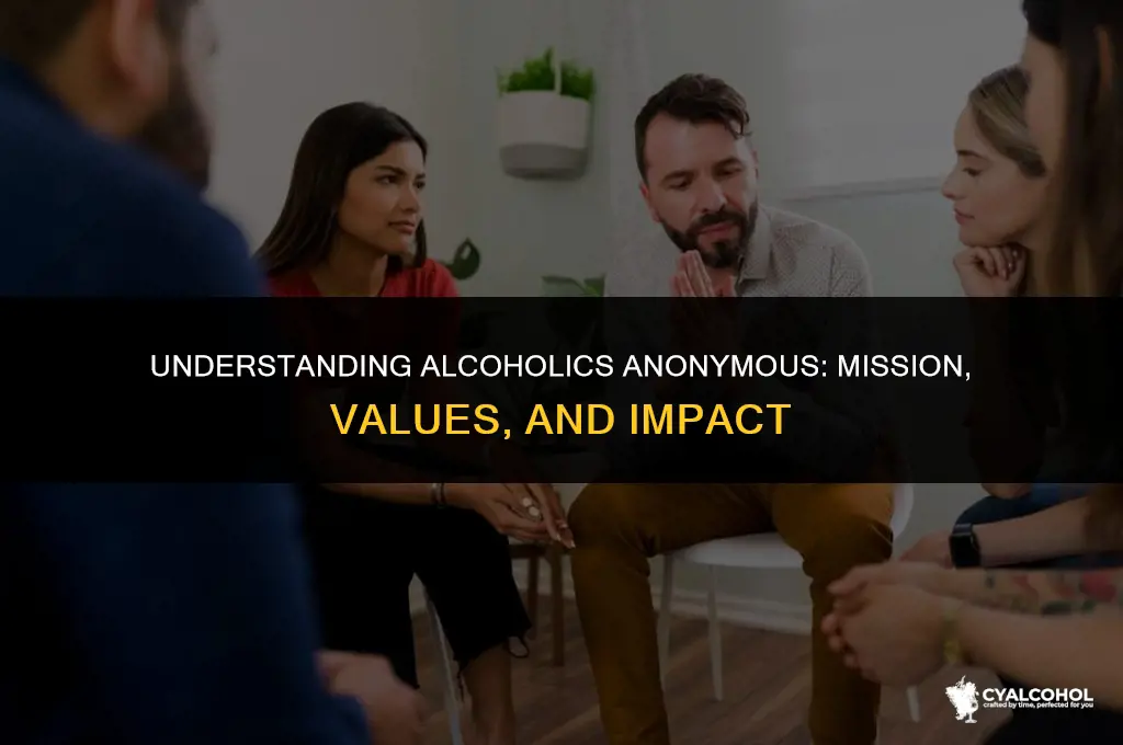 what is alcoholics anonymous mission statement