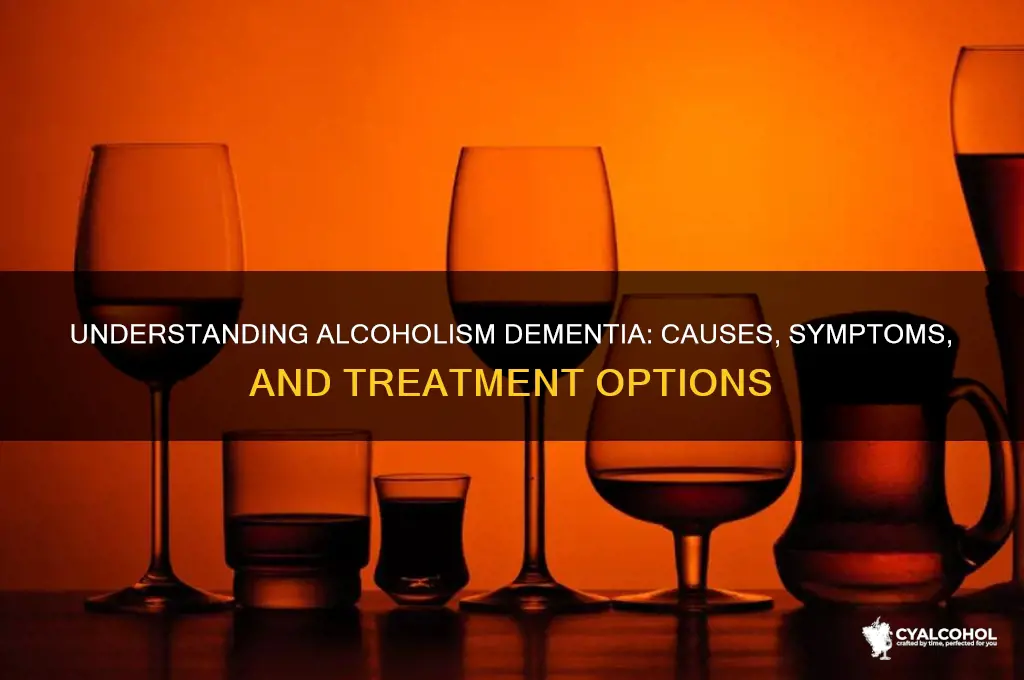 what is alcoholism dementia