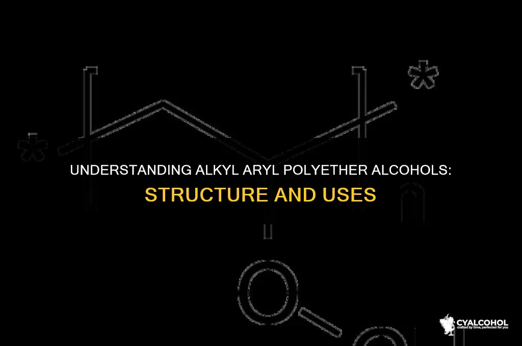 what is alkyl aryl polyether alcohol