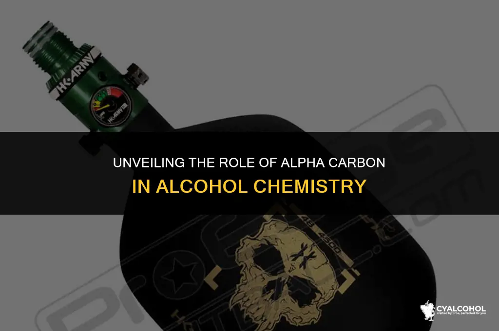what is alpha carbon in alcohol