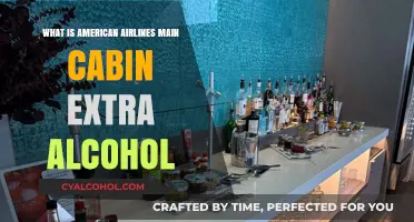 American Airlines Main Cabin Extra Alcohol: What's Included?