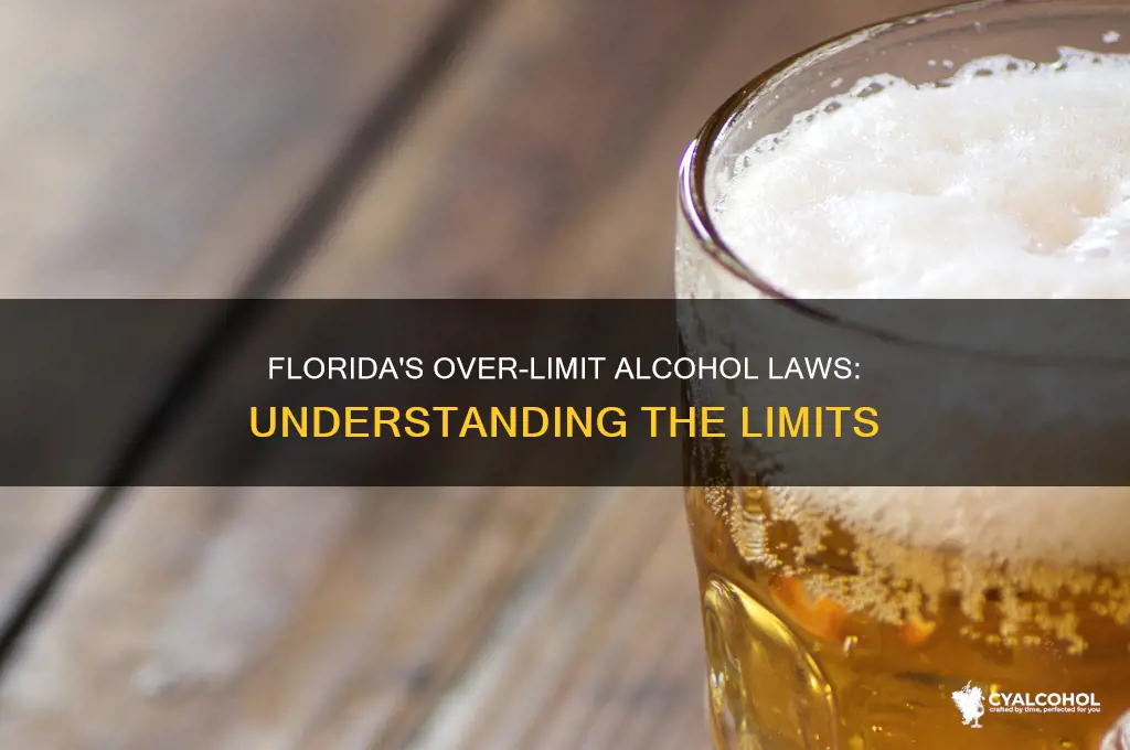 what is amount of alcohol over limit in florida