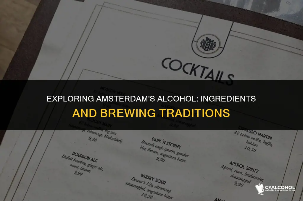 what is amsterdam alcohol made of