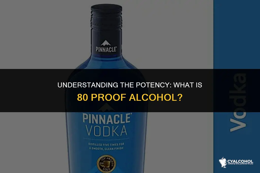 what is an 80 20 alcohol