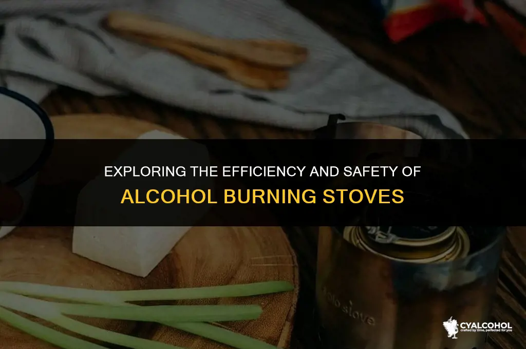 what is an alcohol burning stove