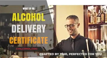Understanding Alcohol Delivery Certificates: A Comprehensive Guide