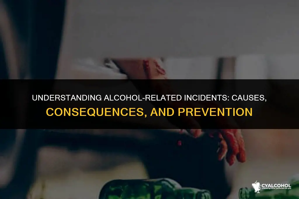 what is an alcohol related incident