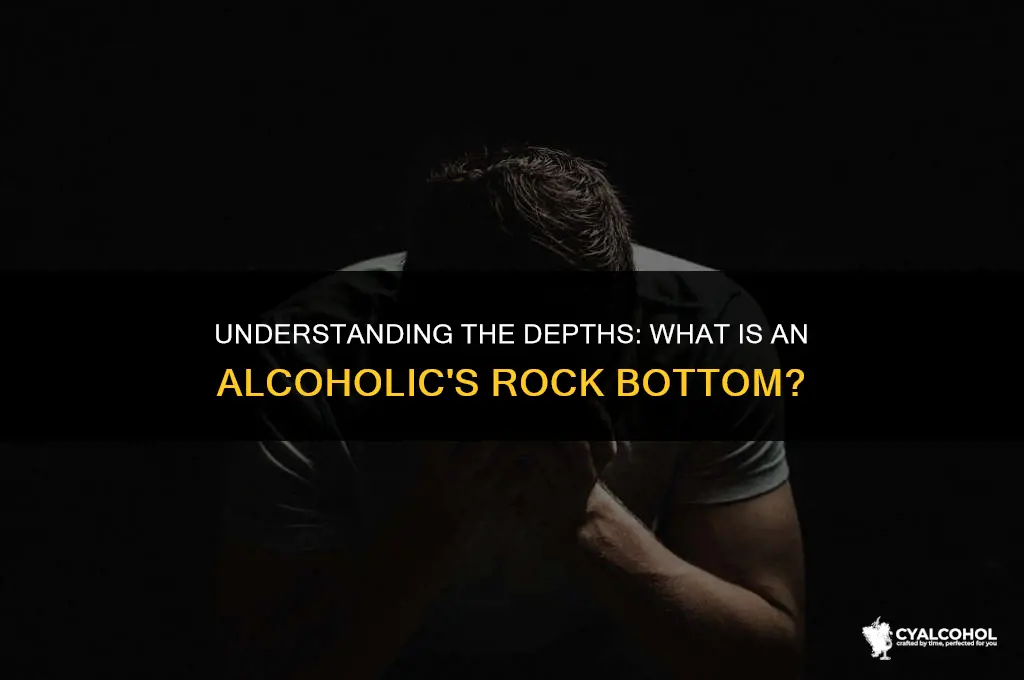 what is an alcoholics rock bottom