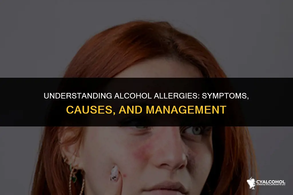 what is an allergy to alcohol