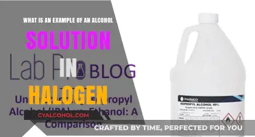 Alcohol Solutions in Halogen Chemistry