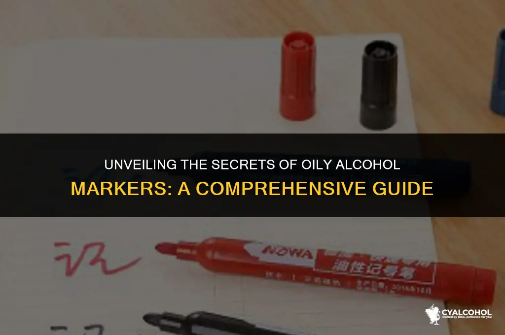 what is an oily alcohol marker