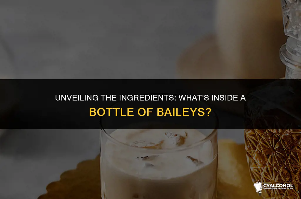 what is baileys alcohol made of