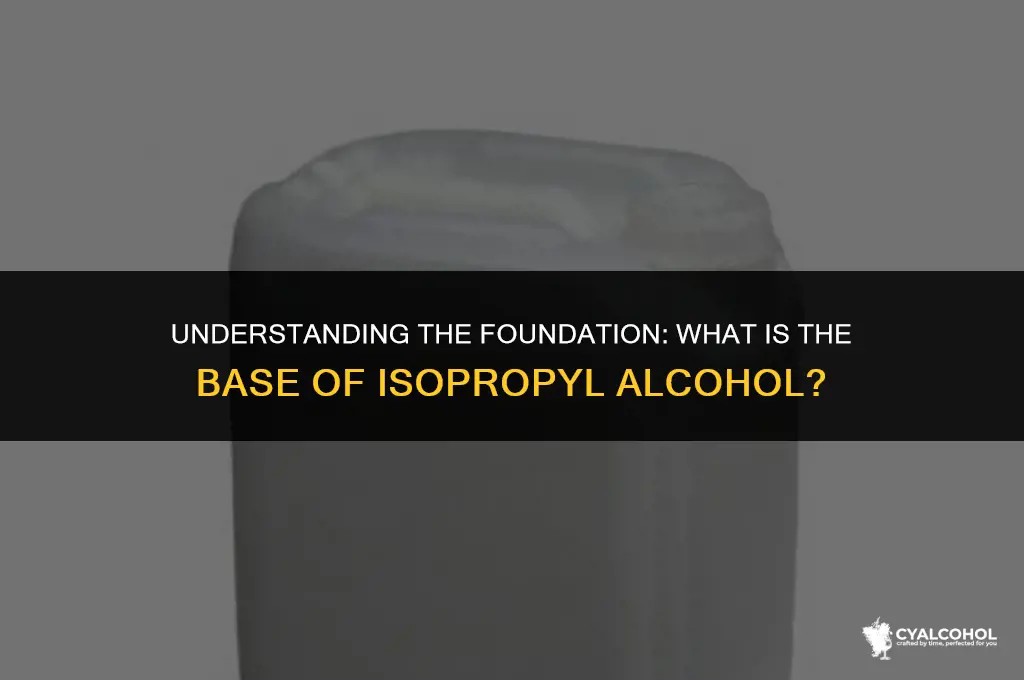 what is base of iso alcohol