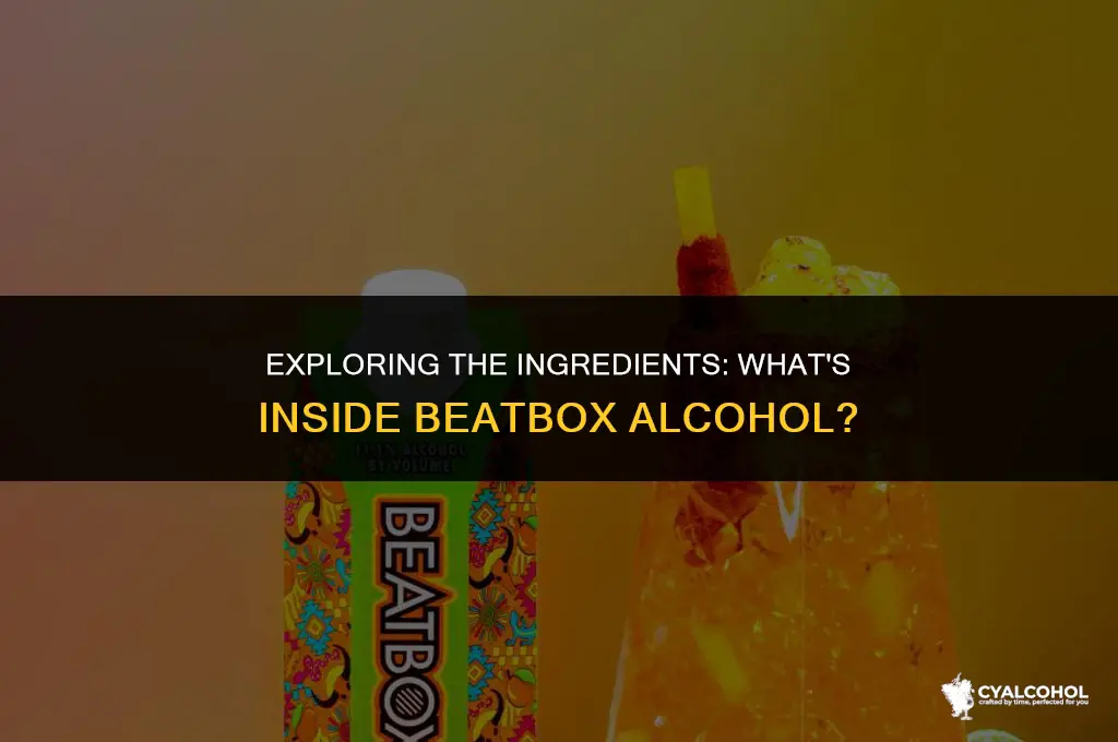 what is beatbox alcohol made of
