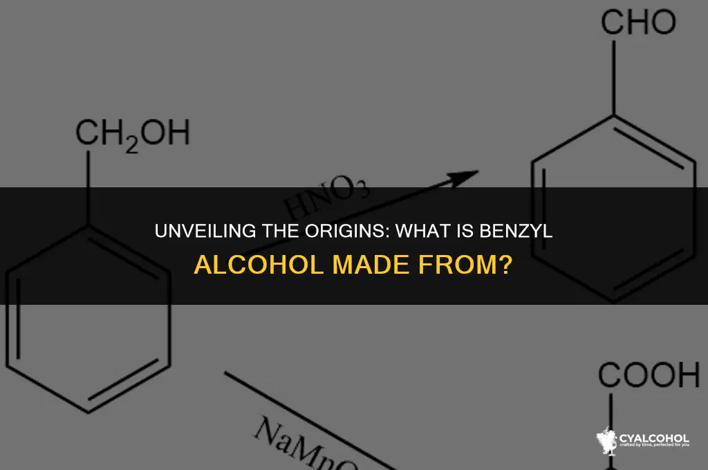 what is benzyl alcohol made from