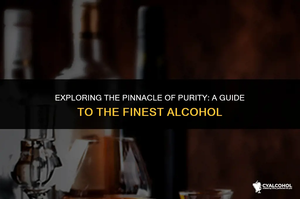 what is best for pure alcohol