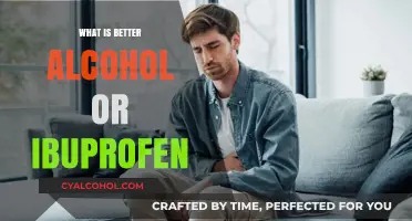 Exploring Pain Relief: Alcohol vs. Ibuprofen - Which Works Better?