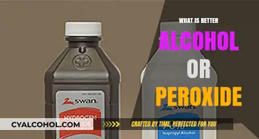 Comparing Cleaning Agents: Alcohol vs. Peroxide - Which is Better?