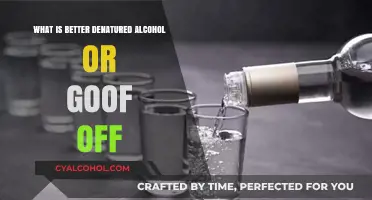 Denatured Alcohol vs. Goof Off: Which Solvent Works Best for You?