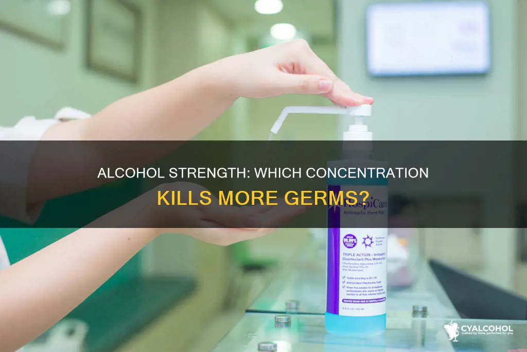 what is better disinfective 70 alcohol or 95 alcohol