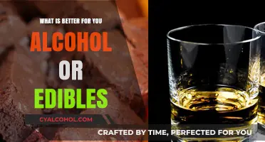 Alcohol vs. Edibles: Which is the Healthier Choice for You?