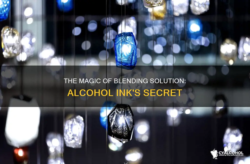 what is blending solution for alcohol inks made of