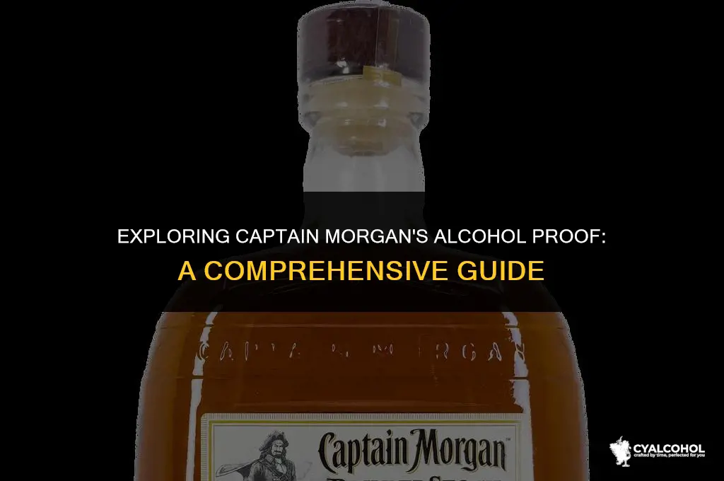 what is captain morgan alcohol proof