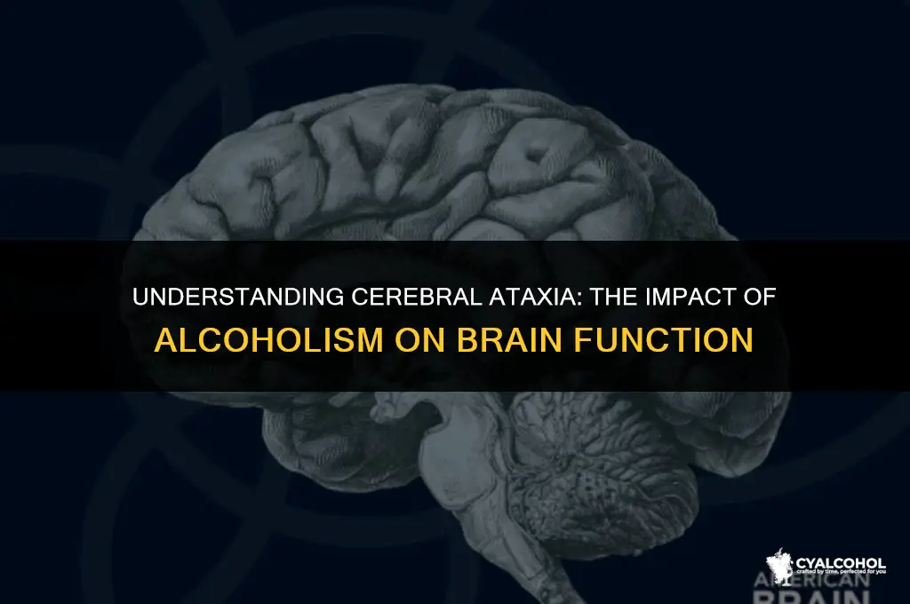 what is cerebral ataxia from alcoholism