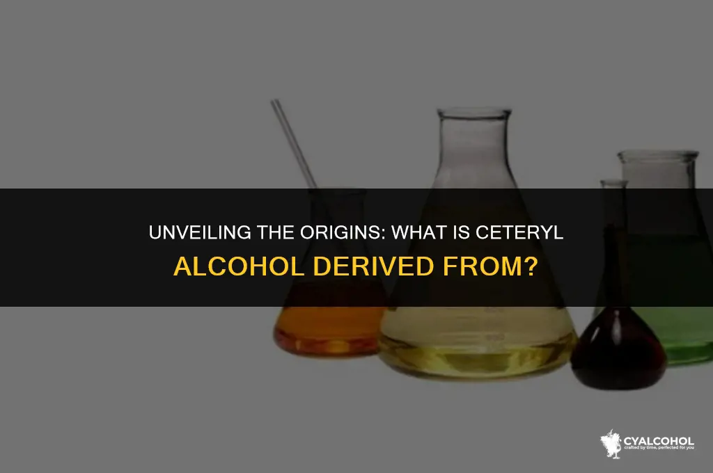 what is cetearyl alcohol derived from