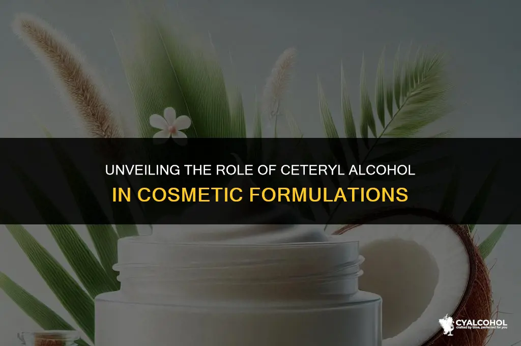what is cetearyl alcohol in cosmetics