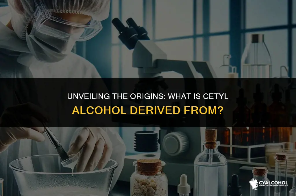 what is cetyl alcohol derived from