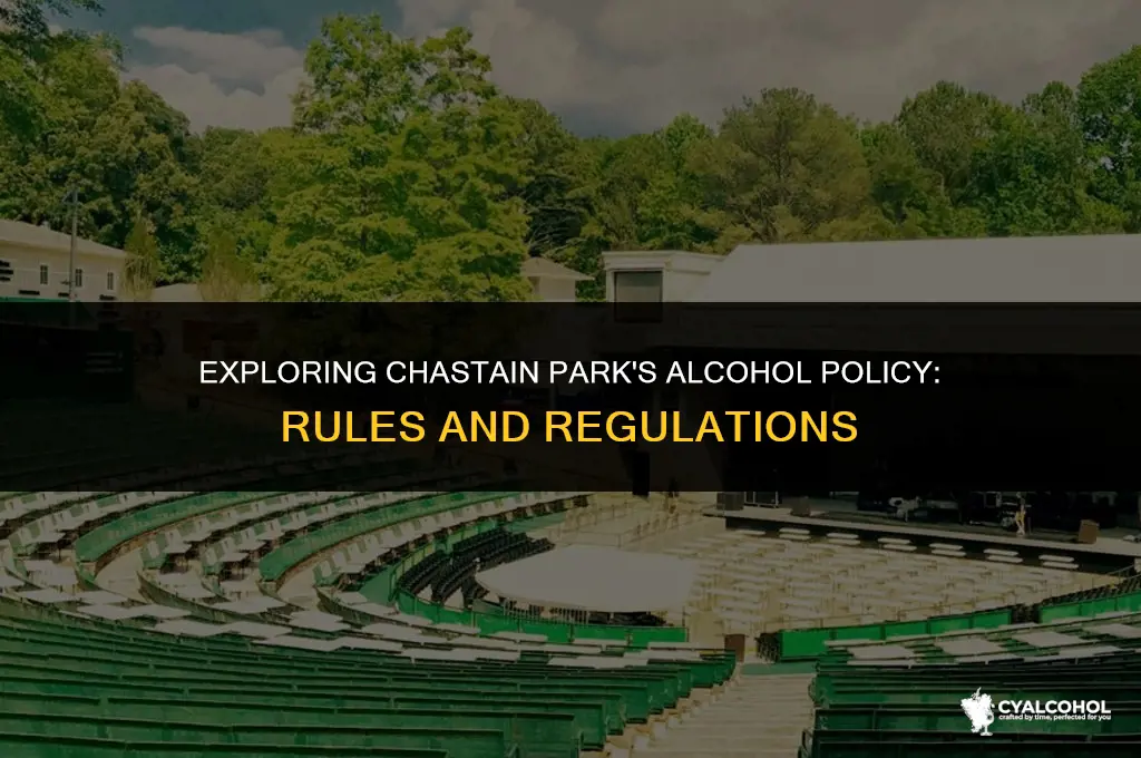what is chastain park alcohol policy