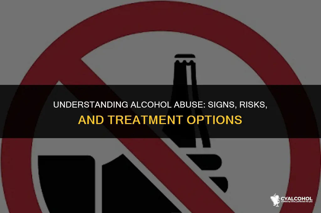 what is classified as alcohol abuse