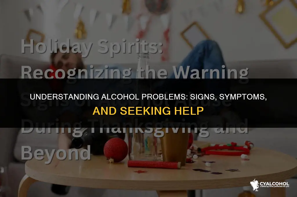 what is considered a alcohol problem