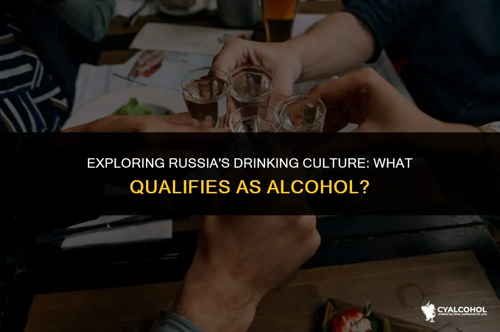 what is considered alcohol in russia