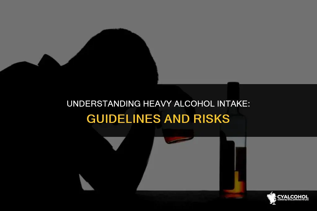 what is considered heavy alcohol intake