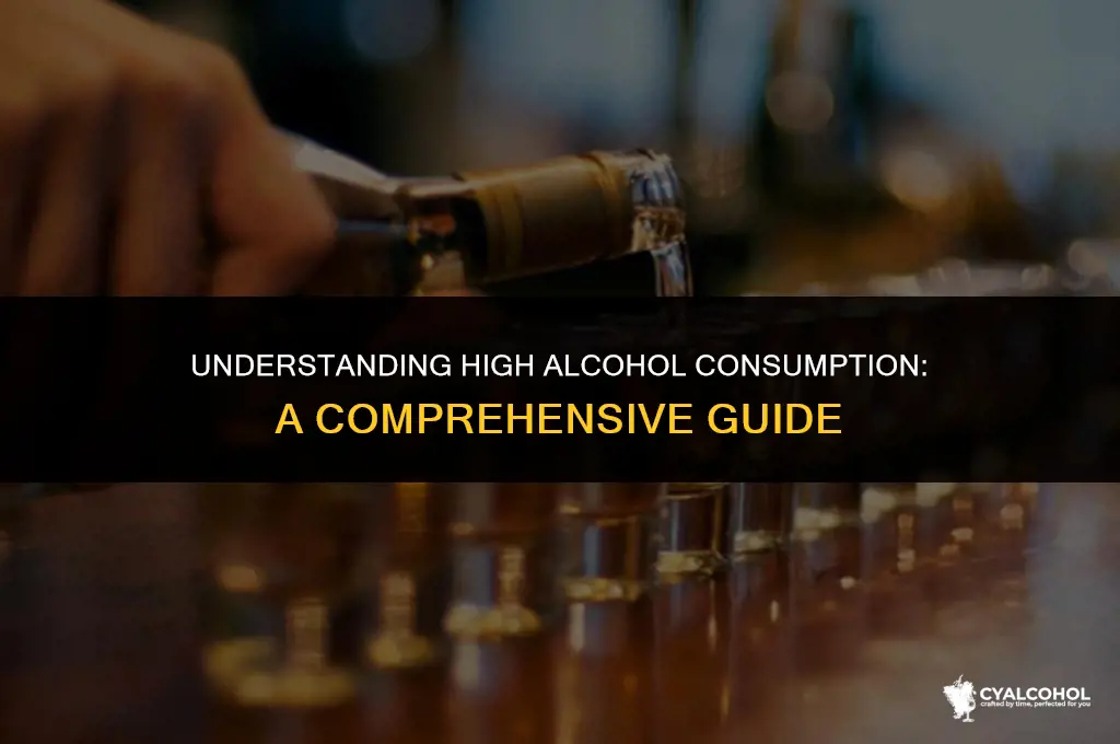 what is considered high alcohol consumption