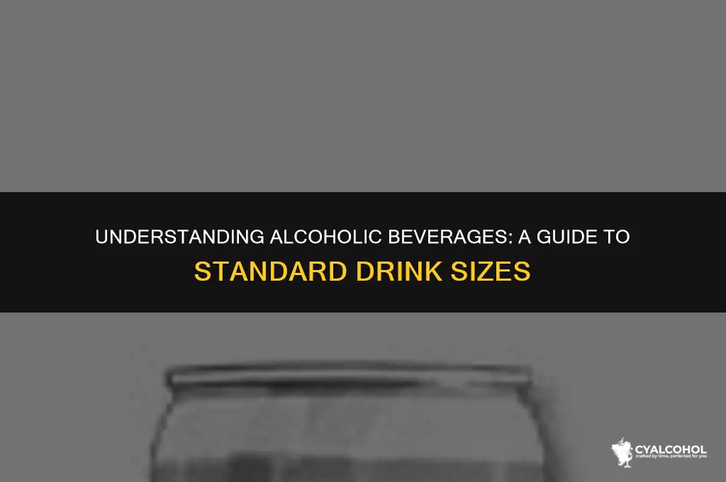 what is considered one alcoholic beverage