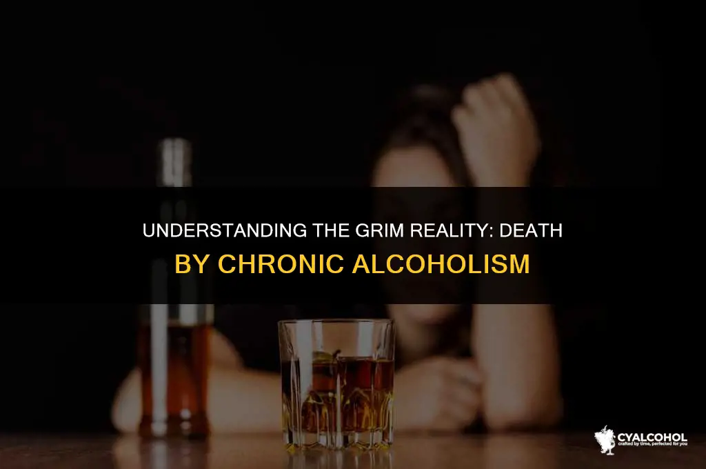 what is death by chronic alcoholism